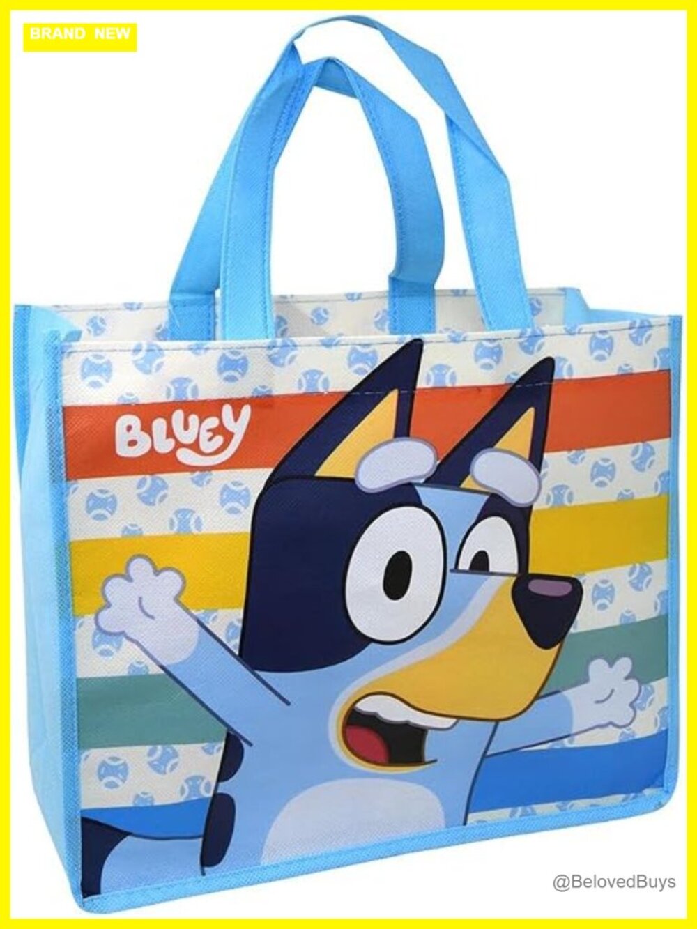 Bluey Non Woven Tote Bag with Hangtag Eco Friendly Medium